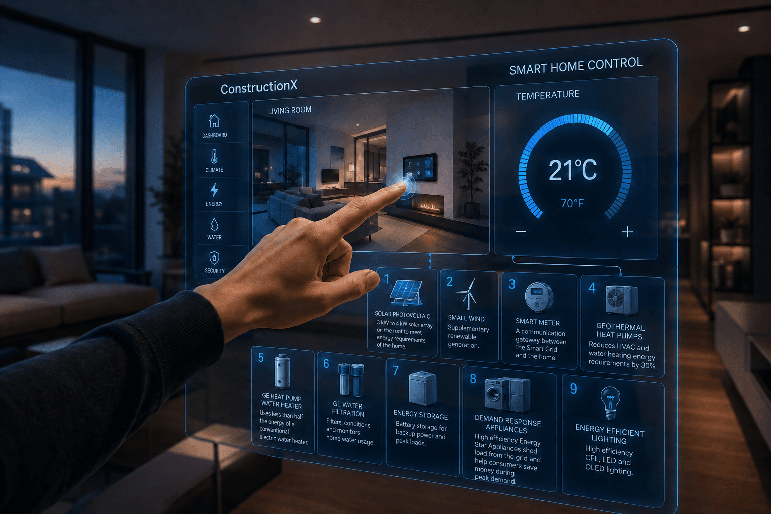 ConstructionX home efficiency upgrades visual.