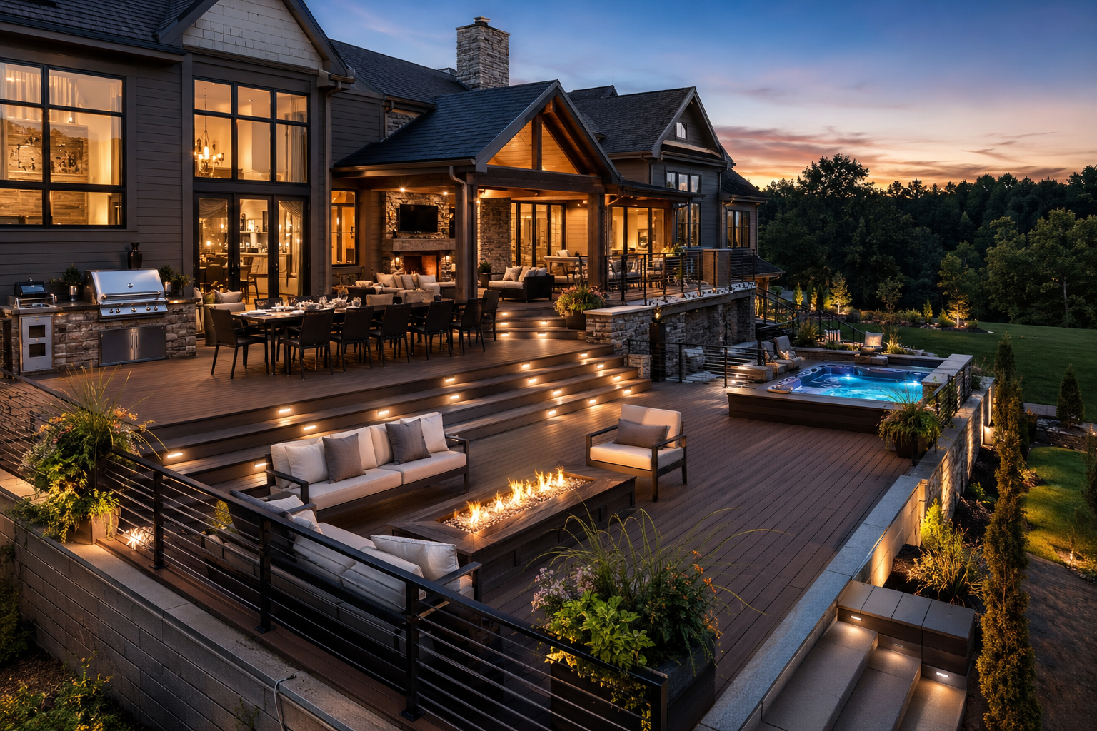 ConstructionX decks and outdoor living area visual.